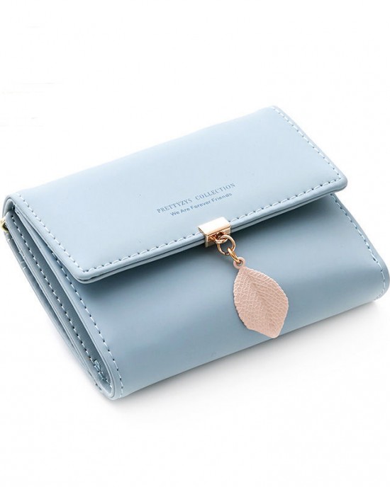 Factory Wholesale Cross-Border Women's Short Wallet, Student Fashionable and Simple, Korean Style, Tri-Folding Multifunctional Coin Purse and Wallet Factory Wholesale Cross-Border Women's Short Wallet, Student Fashionable and Simple, Korean Style, Tri-Folding Multifunctional Coin Purse and Wallet