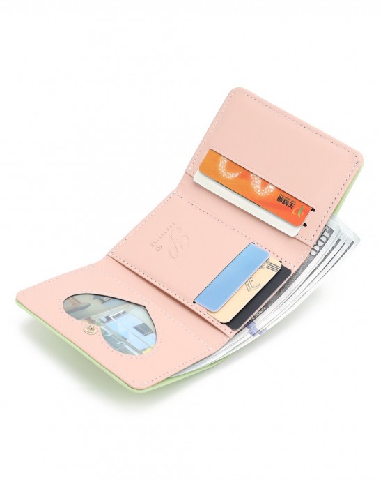 Lianbu New Short Wallet for Women, Small and Fresh Folding Multifunctional Small Wallet for Students, Wholesale Lianbu New Short Wallet for Women, Small and Fresh Folding Multifunctional Small Wallet for Students, Wholesale