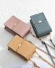 Prettyzys new touchscreen women's phone bag, Japanese and Korean style, simple solid color crossbody bag, large capacity shoulder wallet Prettyzys new touchscreen women's phone bag, Japanese and Korean style, simple solid color crossbody bag, large capacity shoulder wallet
