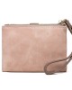 New cross-border retro casual drawstring women's wallet, leaf PU wallet, short female wallet, student coin purse New cross-border retro casual drawstring women's wallet, leaf PU wallet, short female wallet, student coin purse