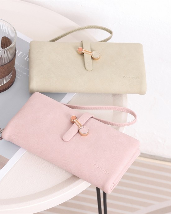 New Korean-style fresh zipper closure, women's long wallet, multi-functional large-capacity handbag, in stock for wholesale New Korean-style fresh zipper closure, women's long wallet, multi-functional large-capacity handbag, in stock for wholesale