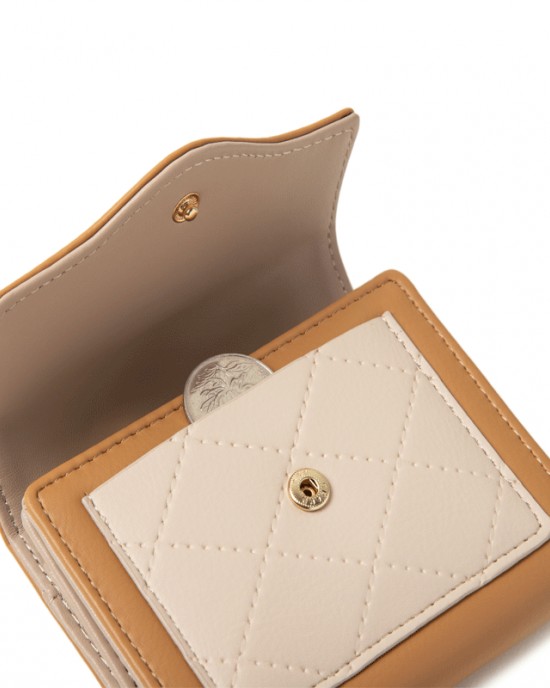 Lianbu 2023 New Women's Short Wallet, Cross-Border Japanese and Korean Fresh Flower Buckle, Simple Tri-Fold Bag, Wholesale