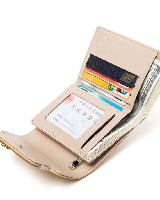 Pretty's 2023 women's wallet, Japanese and Korean-style large-capacity, fashionable and simple floral short wallet, student wallet Pretty's 2023 women's wallet, Japanese and Korean-style large-capacity, fashionable and simple floral short wallet, student wallet