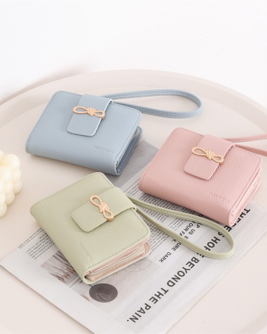 2025 new women's short wallet, Korean style, cute, portable, handbag, foldable zippered, student coin purse. 2025 new women's short wallet, Korean style, cute, portable, handbag, foldable zippered, student coin purse.