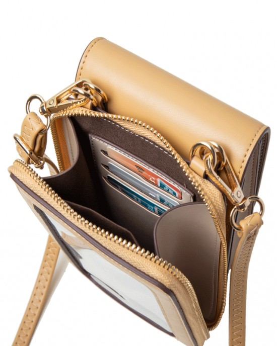 Prettyzys new touchscreen women's phone bag, Japanese and Korean style, simple solid color crossbody bag, large capacity shoulder wallet Prettyzys new touchscreen women's phone bag, Japanese and Korean style, simple solid color crossbody bag, large capacity shoulder wallet