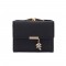 2025 New Short Women's Small Fresh Foldable Multifunctional Wallet with Diamond Plaid Full PU Leather Student Coin Purse