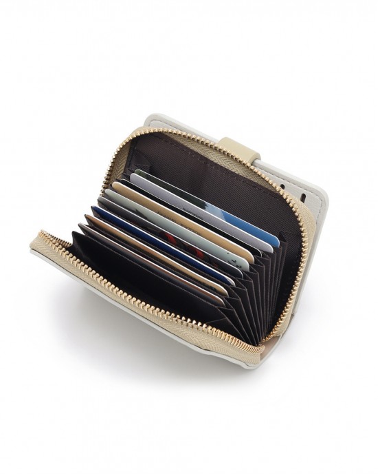 Cross-border Korean-style fashionable printed zippered accordion multi-card slot student wallet, women's wallet, ready for wholesale. Cross-border Korean-style fashionable printed zippered accordion multi-card slot student wallet, women's wallet, ready for wholesale.