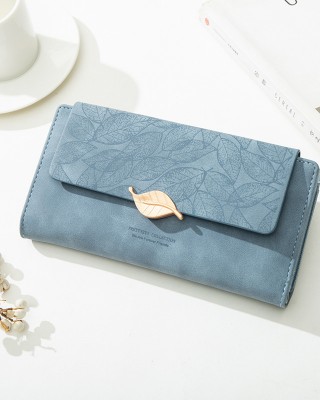 2023 Popular Women's Long Wallet, Korean-Style Zipper Clasp, Large-Capacity Printed Wallet