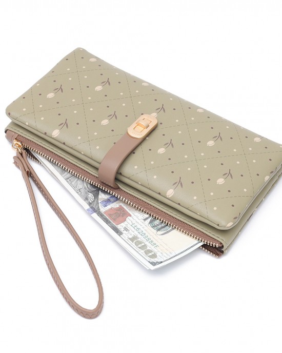 Lianbu new style Women's long wallet, large capacity, multifunctional phone bag, stylish printed clutch, wallet, purse Lianbu new style Women's long wallet, large capacity, multifunctional phone bag, stylish printed clutch, wallet, purse
