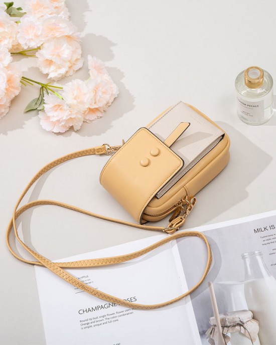 Pretty/Prettyzys new vertical phone bag, zipper closure, large-capacity mini PU bag Pretty/Prettyzys new vertical phone bag, zipper closure, large-capacity mini PU bag