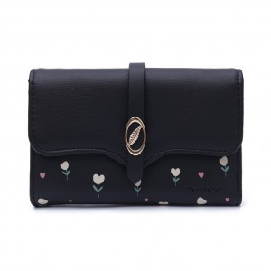 New cross-border women's wallet, fresh, simple, multifunctional, multi-card slot, foldable clutch, coin purse.