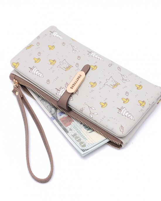 Factory-Supplied Wholesale Long Women's Wallets with Cute and Fresh Prints, Multifunctional Large Capacity Factory-Supplied Wholesale Long Women's Wallets with Cute and Fresh Prints, Multifunctional Large Capacity