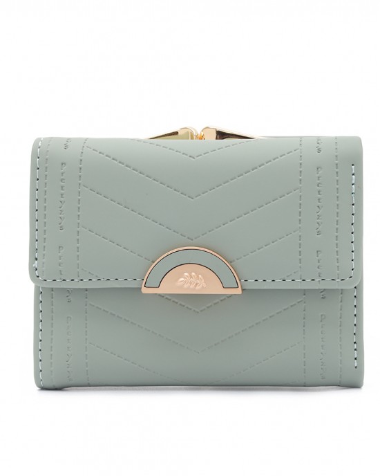 Women's Short Wallet, In-Style Niche Japanese and Korean Style, Fresh and Luxurious Tri-Fold Bag, Multiple Card Slots, Folding Preppy Style Coin Purse Women's Short Wallet, In-Style Niche Japanese and Korean Style, Fresh and Luxurious Tri-Fold Bag, Multiple Card Slots, Folding Preppy Style Coin Purse