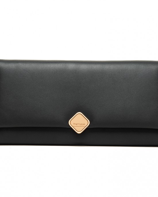 Pruti's new women's wallet, solid color, fresh and stylish PU wallet, simple and versatile European and American style Pruti's new women's wallet, solid color, fresh and stylish PU wallet, simple and versatile European and American style