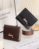 New Lovebu women's short wallet, Japanese-Korean style, simple, foldable, multifunctional card holder, student coin purse, in stock for wholesale. New Lovebu women's short wallet, Japanese-Korean style, simple, foldable, multifunctional card holder, student coin purse, in stock for wholesale.