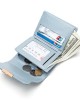 Factory Wholesale Short Wallet for Women, Korean Style, Fashionable and Simple, Small Fresh Tri-Fold Zippered Buckle Wallet and Coin Purse Factory Wholesale Short Wallet for Women, Korean Style, Fashionable and Simple, Small Fresh Tri-Fold Zippered Buckle Wallet and Coin Purse