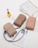 Guangzhou Bag 2024 hot-selling women's phone bag, fashionable crossbody shoulder bag, diamond-patterned embroidered women's double-layer PU wallet Guangzhou Bag 2024 hot-selling women's phone bag, fashionable crossbody shoulder bag, diamond-patterned embroidered women's double-layer PU wallet