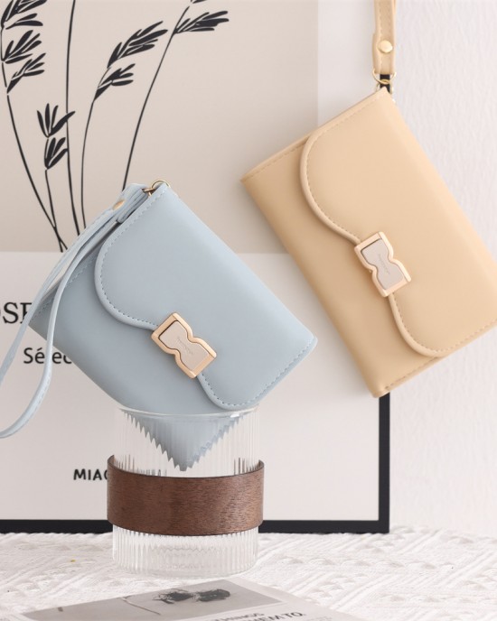 New women's medium wallet, Korean-style solid PU zippered multi-card slot foldable tote, women's coin purse in stock and wholesale New women's medium wallet, Korean-style solid PU zippered multi-card slot foldable tote, women's coin purse in stock and wholesale