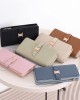 Lianbu New Women's Wallet, Long PU Leather Bi-Fold Wallet, Luxury European and American Multifunctional Clutch Lianbu New Women's Wallet, Long PU Leather Bi-Fold Wallet, Luxury European and American Multifunctional Clutch