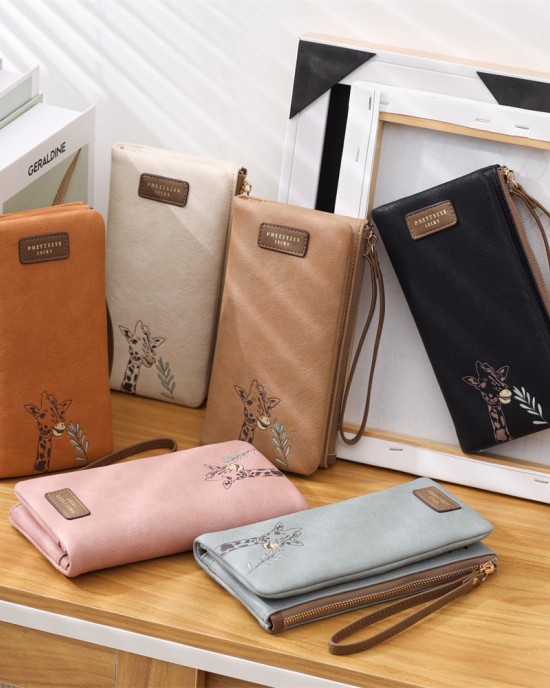 Lianbu New Women's Long Wallet, Bi-Fold Multi-Function Large-Capacity Zipper Clutch, PU Wallet, Wholesale Lianbu New Women's Long Wallet, Bi-Fold Multi-Function Large-Capacity Zipper Clutch, PU Wallet, Wholesale