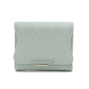 2025 new women's short wallet, Japanese and Korean style, small, fresh, folding, zippered, multifunctional student coin purse, in stock.