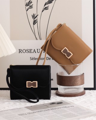 Cross-border hot-selling new women's short foldable wrist-style multifunctional wallet, student coin purse in stock