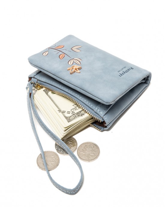 Prettyzys' new women's wallet, a short, frosted, retro, casual, PU, student wallet. Prettyzys' new women's wallet, a short, frosted, retro, casual, PU, student wallet.