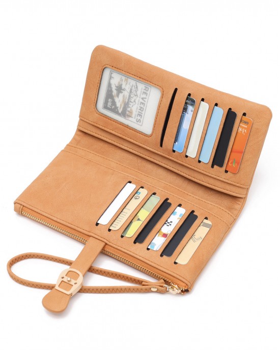 Lianbu new women's wallet, Korean-style, fashionable, versatile, European and American style, soft PU zippered multifunctional large-capacity wallet Lianbu new women's wallet, Korean-style, fashionable, versatile, European and American style, soft PU zippered multifunctional large-capacity wallet