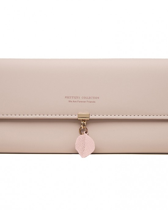 New Japanese and Korean leaf-printed long women's wallet, multifunctional large-capacity student wallet, women's clutch New Japanese and Korean leaf-printed long women's wallet, multifunctional large-capacity student wallet, women's clutch