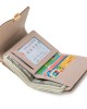 Pureti 2023 new women's short wallet, three-fold, floral hardware, fresh-looking, student coin purse. Coin purse and card holder Pureti 2023 new women's short wallet, three-fold, floral hardware, fresh-looking, student coin purse. Coin purse and card holder