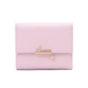 New Lovebu women's short wallet, Japanese-Korean style, simple, foldable, multifunctional card holder, student coin purse, in stock for wholesale.