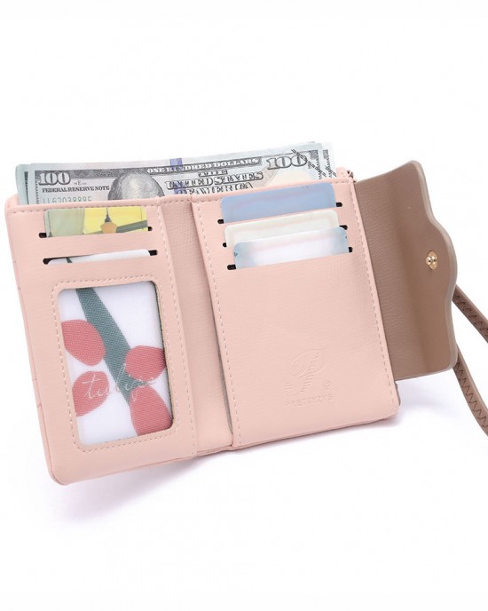 Women's Short Wallet, New Printed Small Fresh Mini Wristlet Multifunctional Card Holder, Student Coin Purse and Coin Purse Wholesale Women's Short Wallet, New Printed Small Fresh Mini Wristlet Multifunctional Card Holder, Student Coin Purse and Coin Purse Wholesale