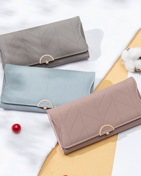 Prettyzys/Pretty's new women's long wallet, a stylish, foldable, PU, small, and fresh clutch. Prettyzys/Pretty's new women's long wallet, a stylish, foldable, PU, small, and fresh clutch.