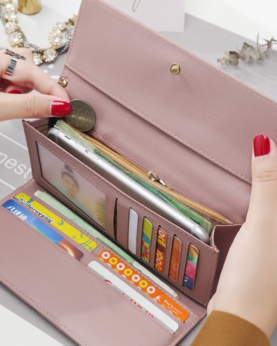 2024 Popular Cross-border Women's Clutch Wallet, Small Fresh Multifunctional Student Wallet 2024 Popular Cross-border Women's Clutch Wallet, Small Fresh Multifunctional Student Wallet