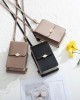 Prettyzys new touchscreen women's phone bag, Japanese and Korean style, simple solid color crossbody bag, large capacity shoulder wallet Prettyzys new touchscreen women's phone bag, Japanese and Korean style, simple solid color crossbody bag, large capacity shoulder wallet