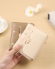 New Japanese and Korean style short women's wallet, stylish, printed, tri-fold, buckle, zipper, multifunctional coin purse, card holder New Japanese and Korean style short women's wallet, stylish, printed, tri-fold, buckle, zipper, multifunctional coin purse, card holder